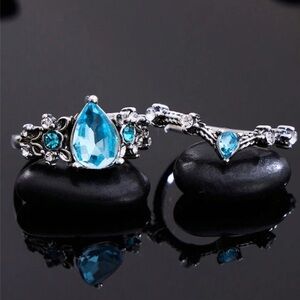 Double layer floral ring new